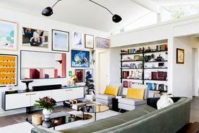 colorful decor accents living room