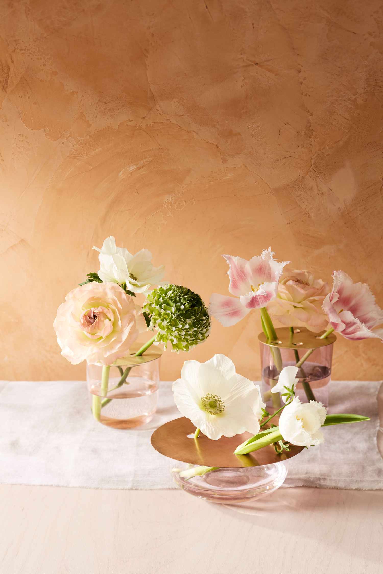 brass flower vase lid