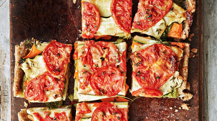 Tomato Slab Pie
