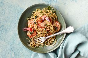 shrimp scampi green bowl