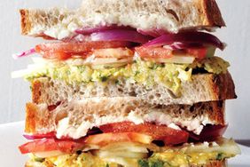 Greek Salad Sandwich