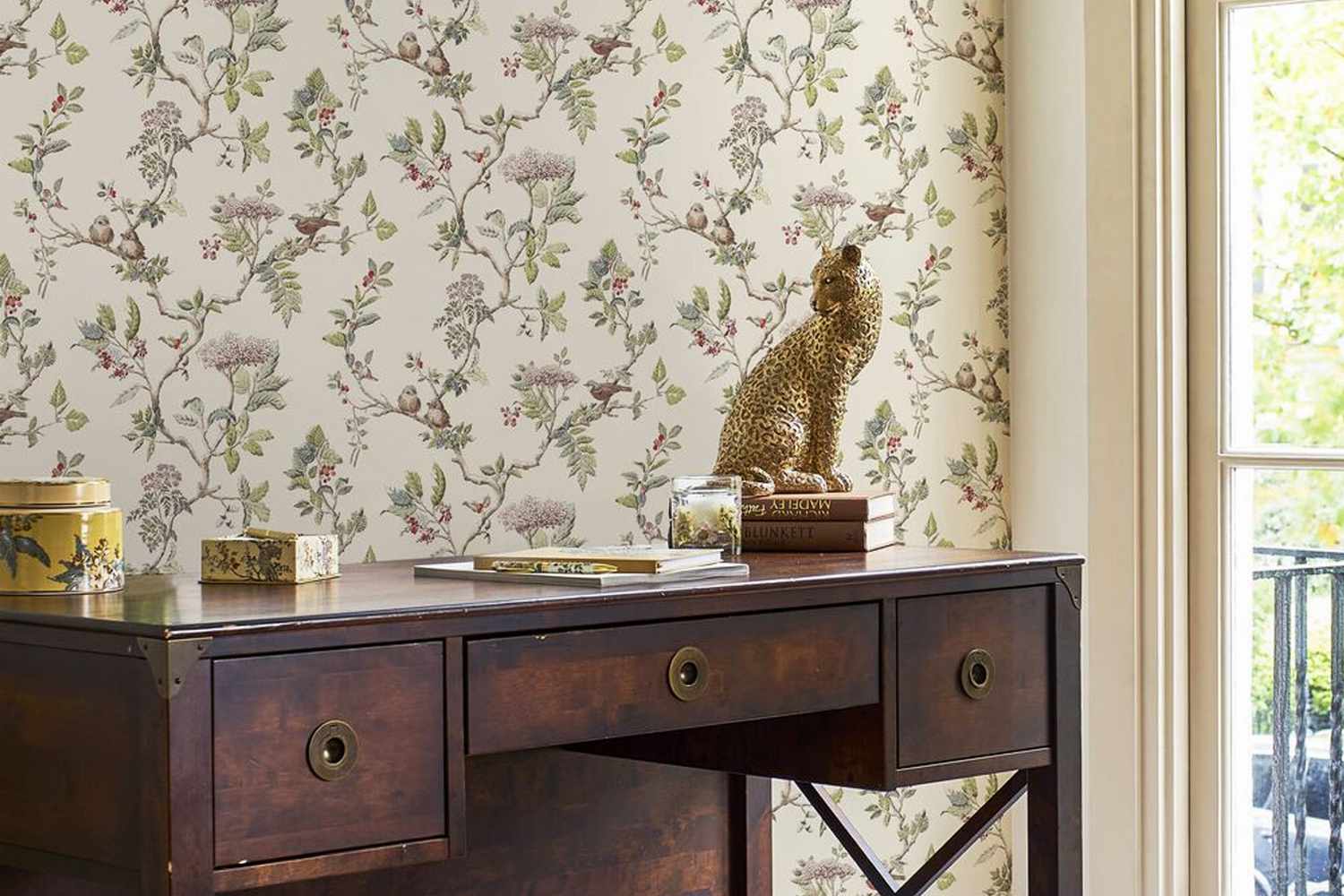 Elderwood Natural Wallpaper 