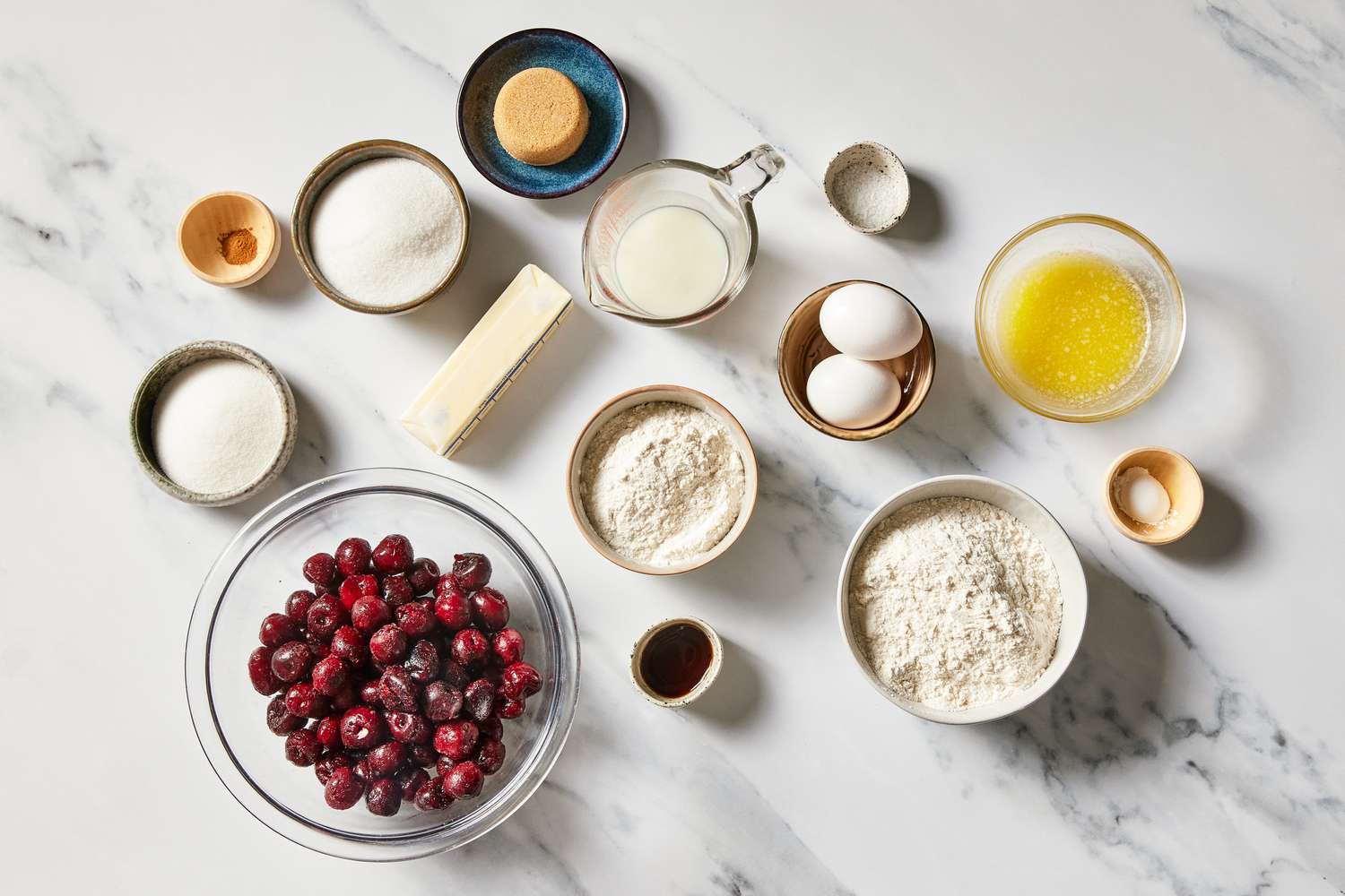 Ingredients for Sour Cherry Crumb Cake