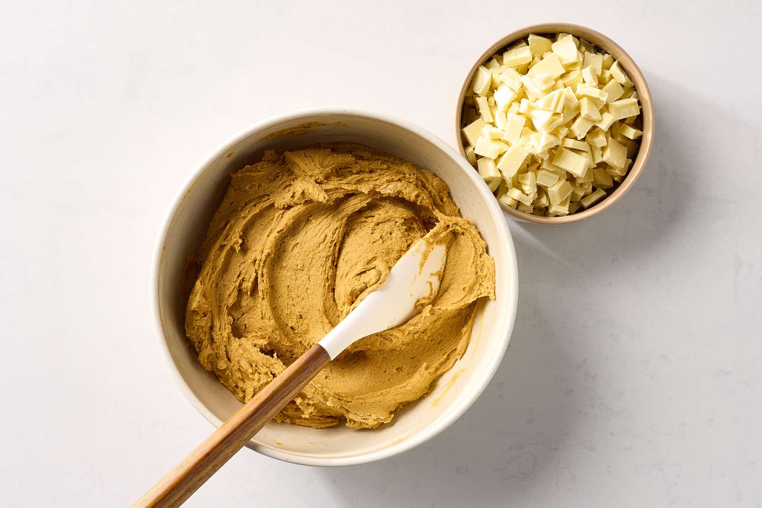 White Chocolate Gingerbread Brownies