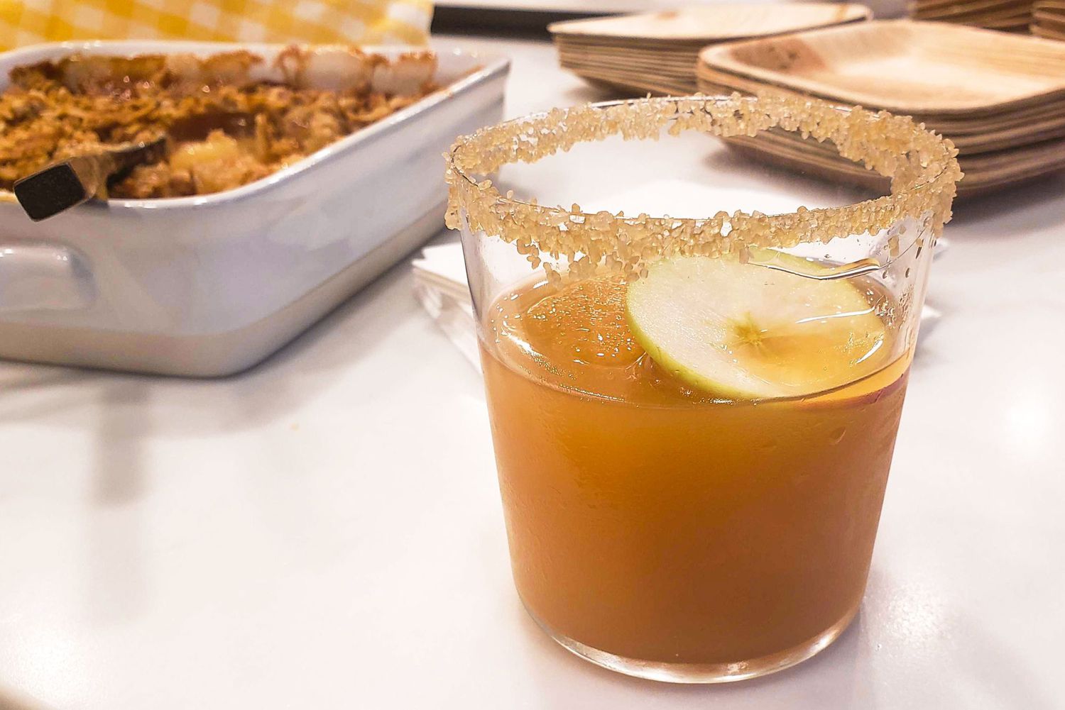Cocktail served at decorvow x Marley Spoon Friendsgiving event on Nov. 1st, 2022
