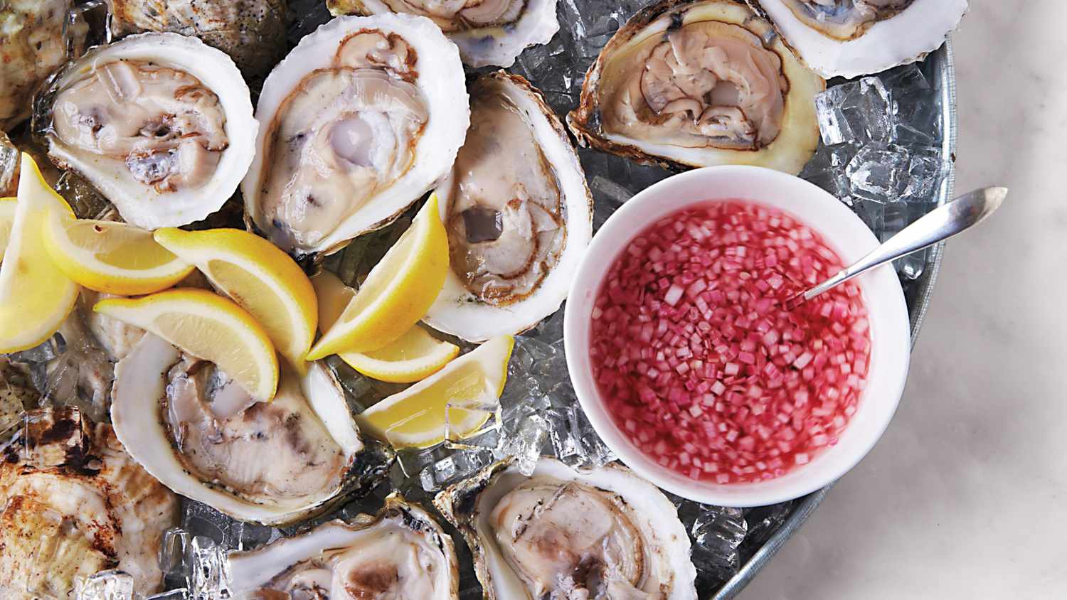 Oysters on the Half Shell with Mignonette