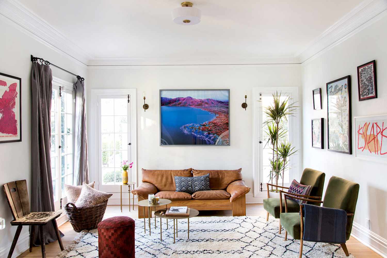 Hancock Park Home Tour sitting room