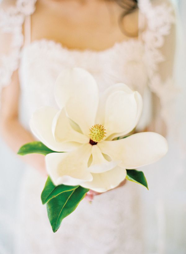 wedding bouquet with one flower