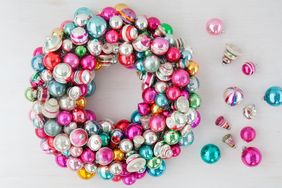 Vintage Christmas ornaments. Shinny Brights.