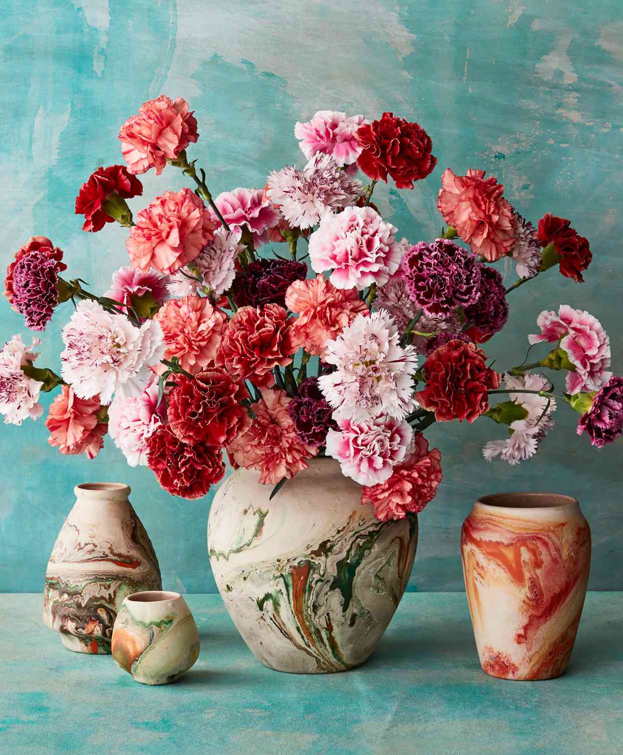 flower bouquet and vases