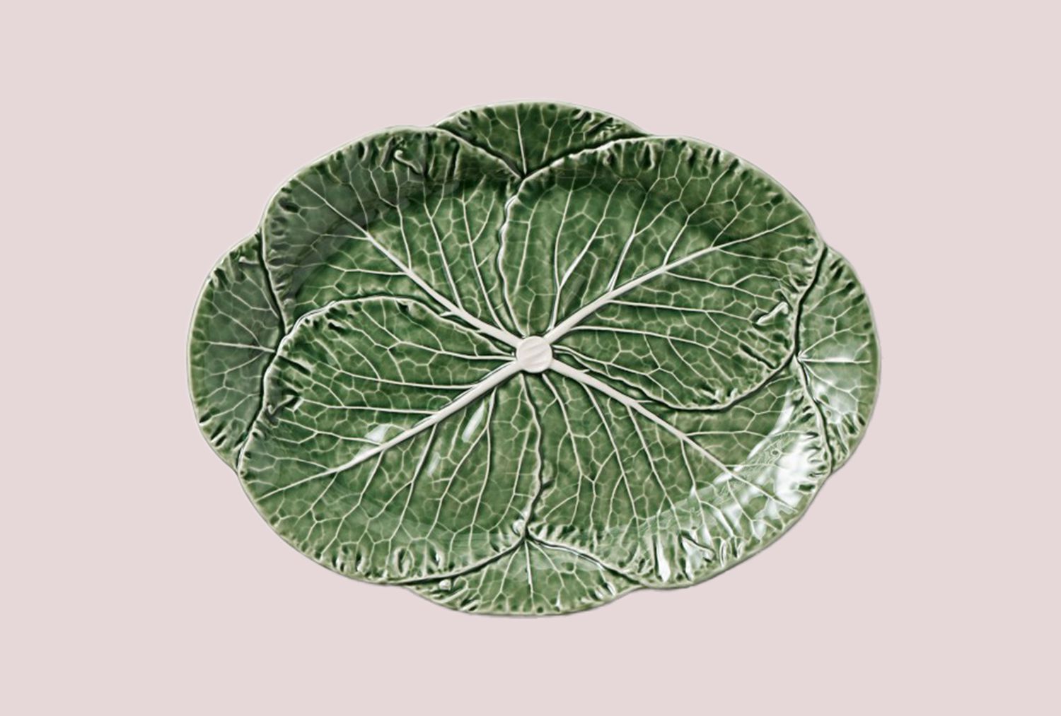Bordallo Pinheiro Cabbage Oval Platter