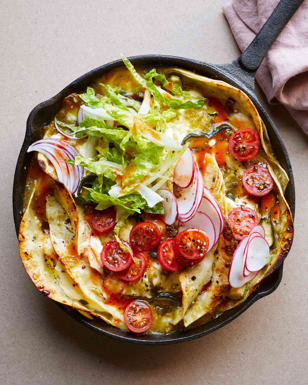 vegetarian enchiladas suizas