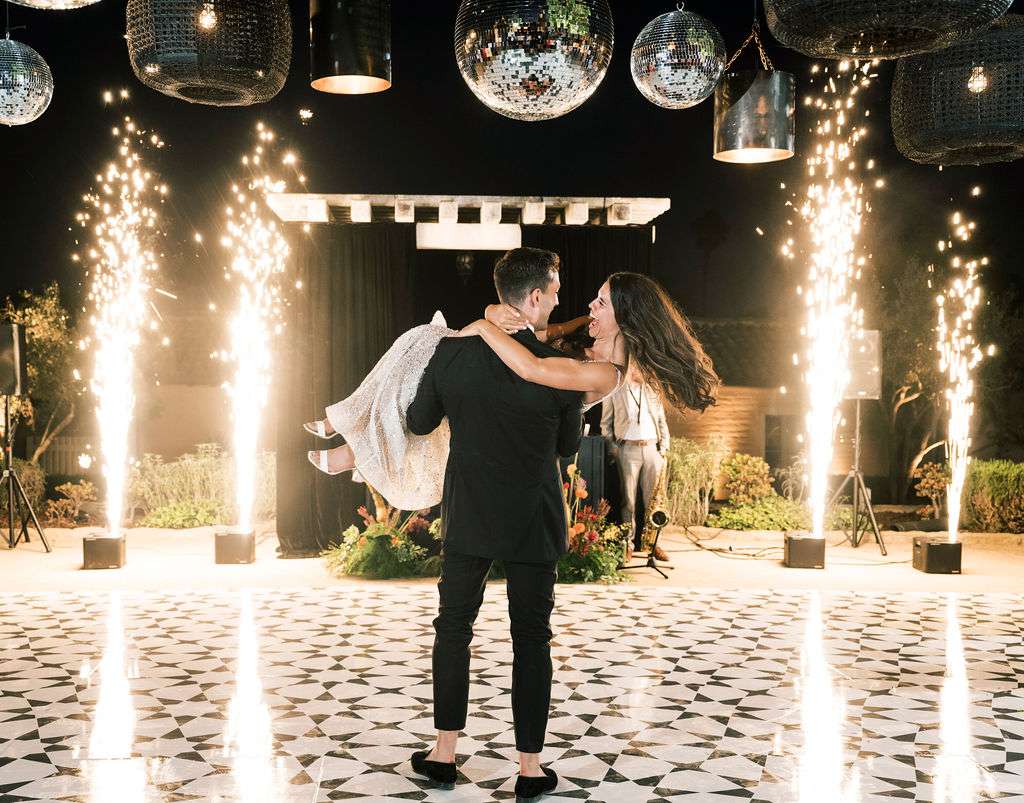 Rachel and Alex wedding dance floor