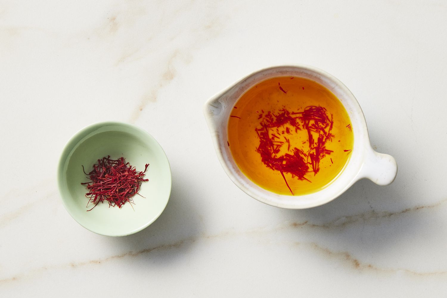 Saffron steeping for saffron rice