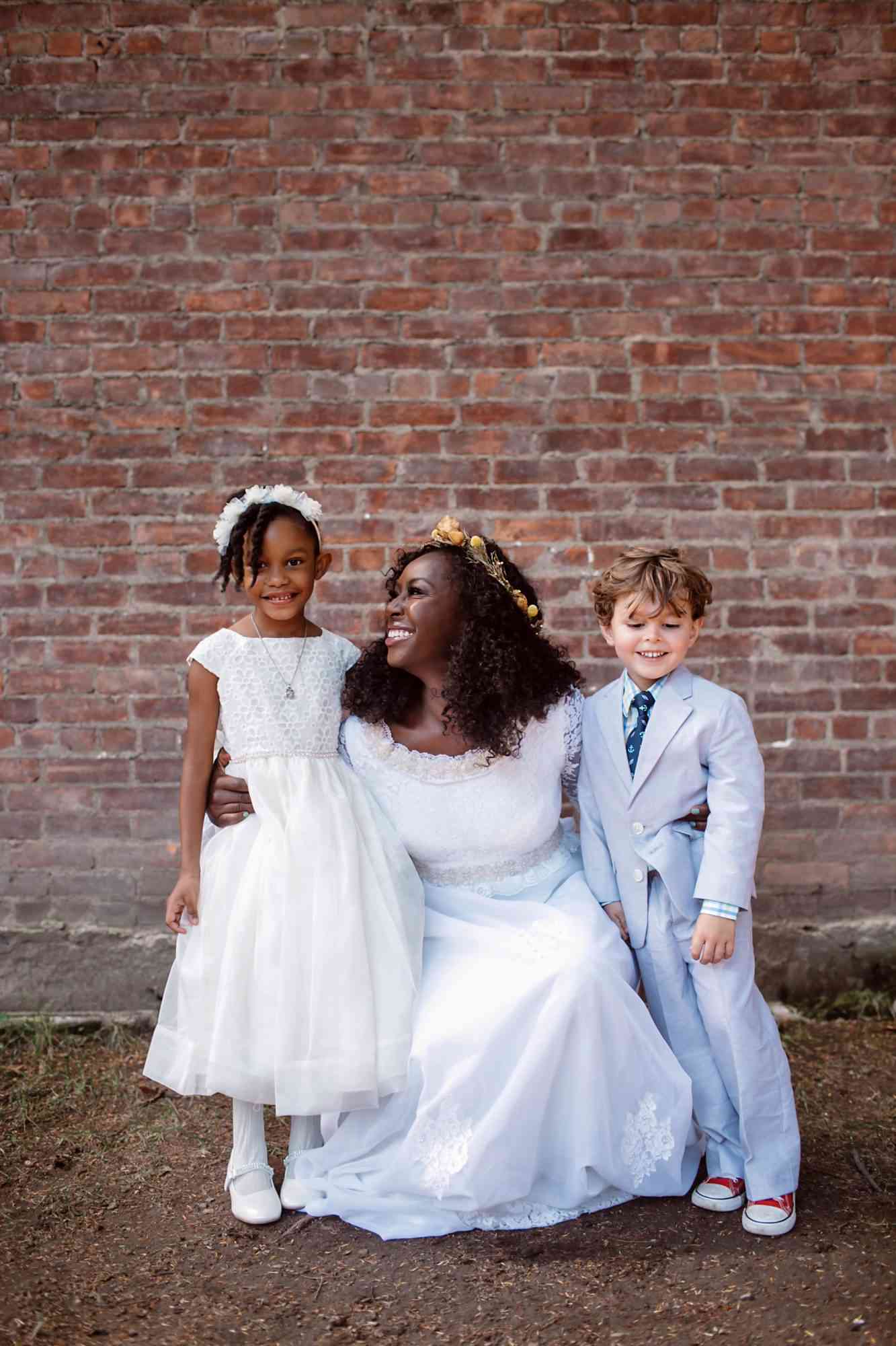 vasthy mason wedding bride with kids