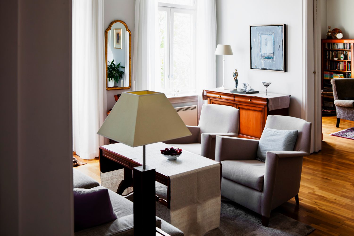 modern living room with minimalist decor