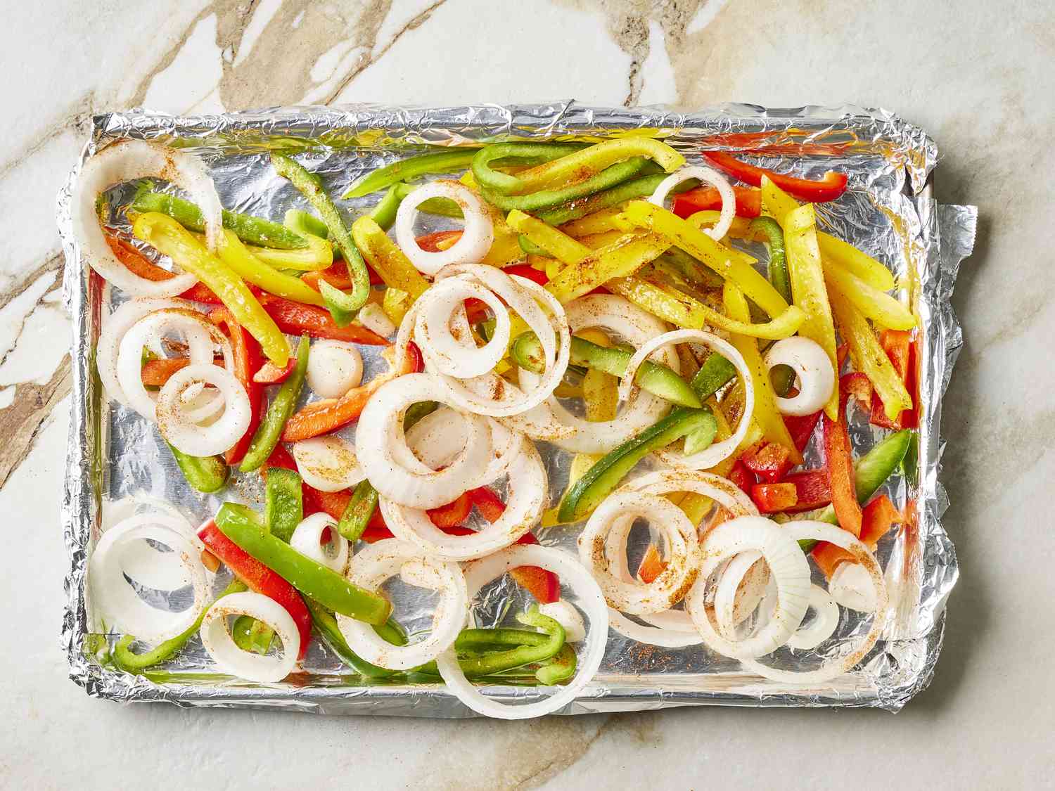 Vegetables on sheetpan