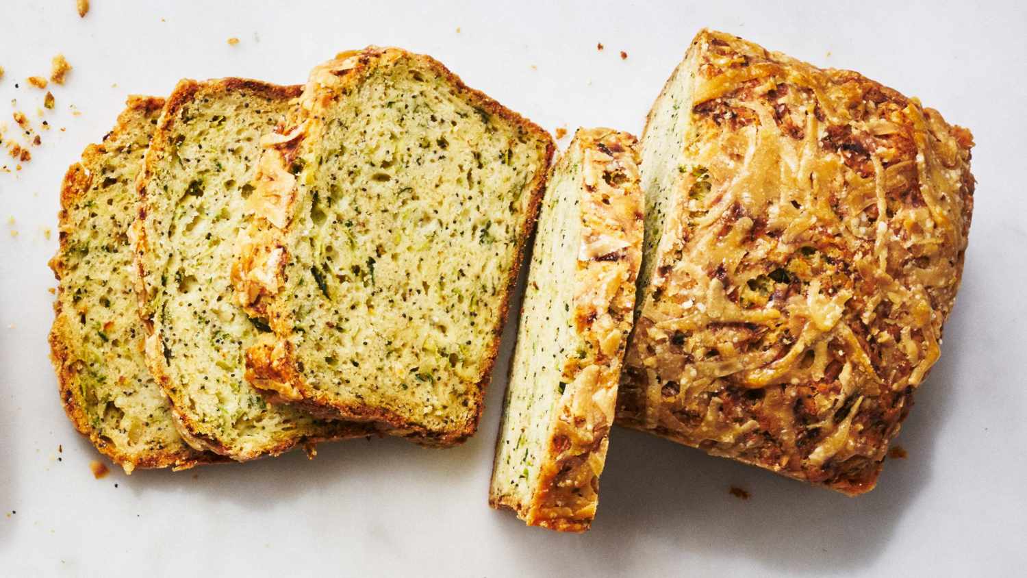 Zucchini-Parmesan Bread with Poppy Seeds