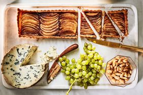 apple membrillo tart