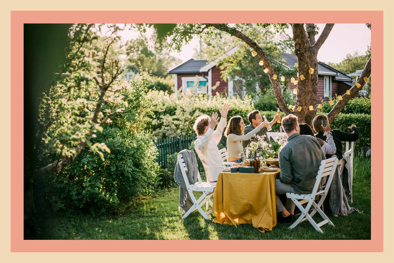 Backyard summer party