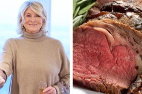 decorvow with a beverage prime rib roast displayed