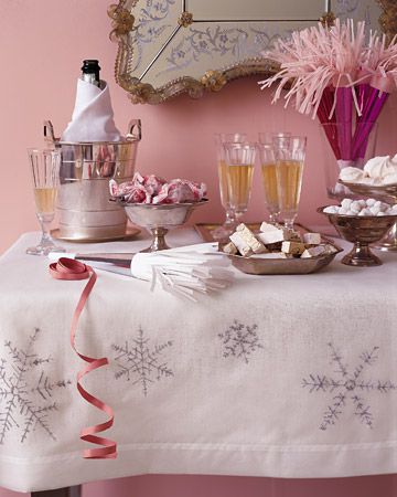 Tablecloth Snowflakes