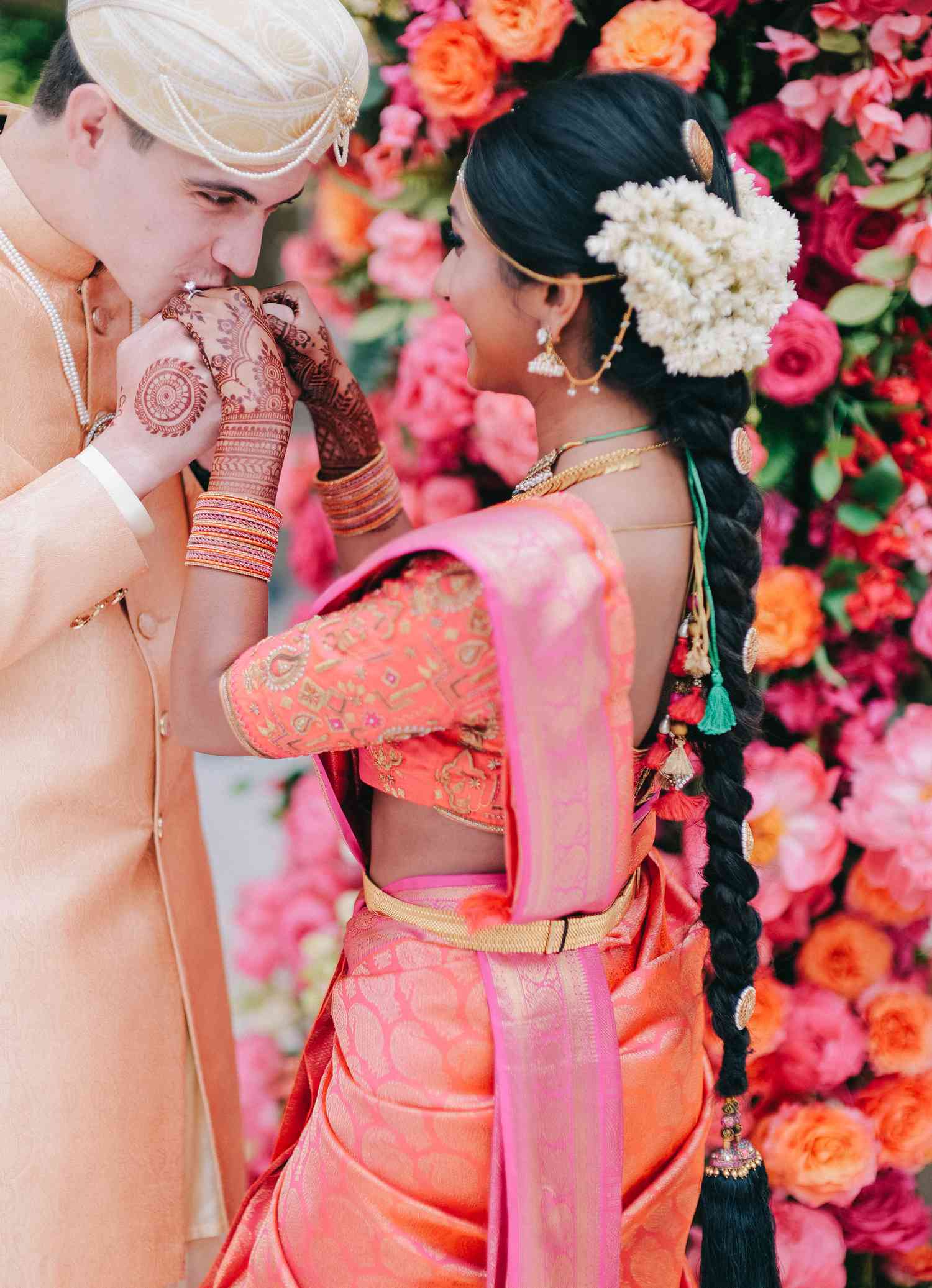 sahana and jack indian ceremony