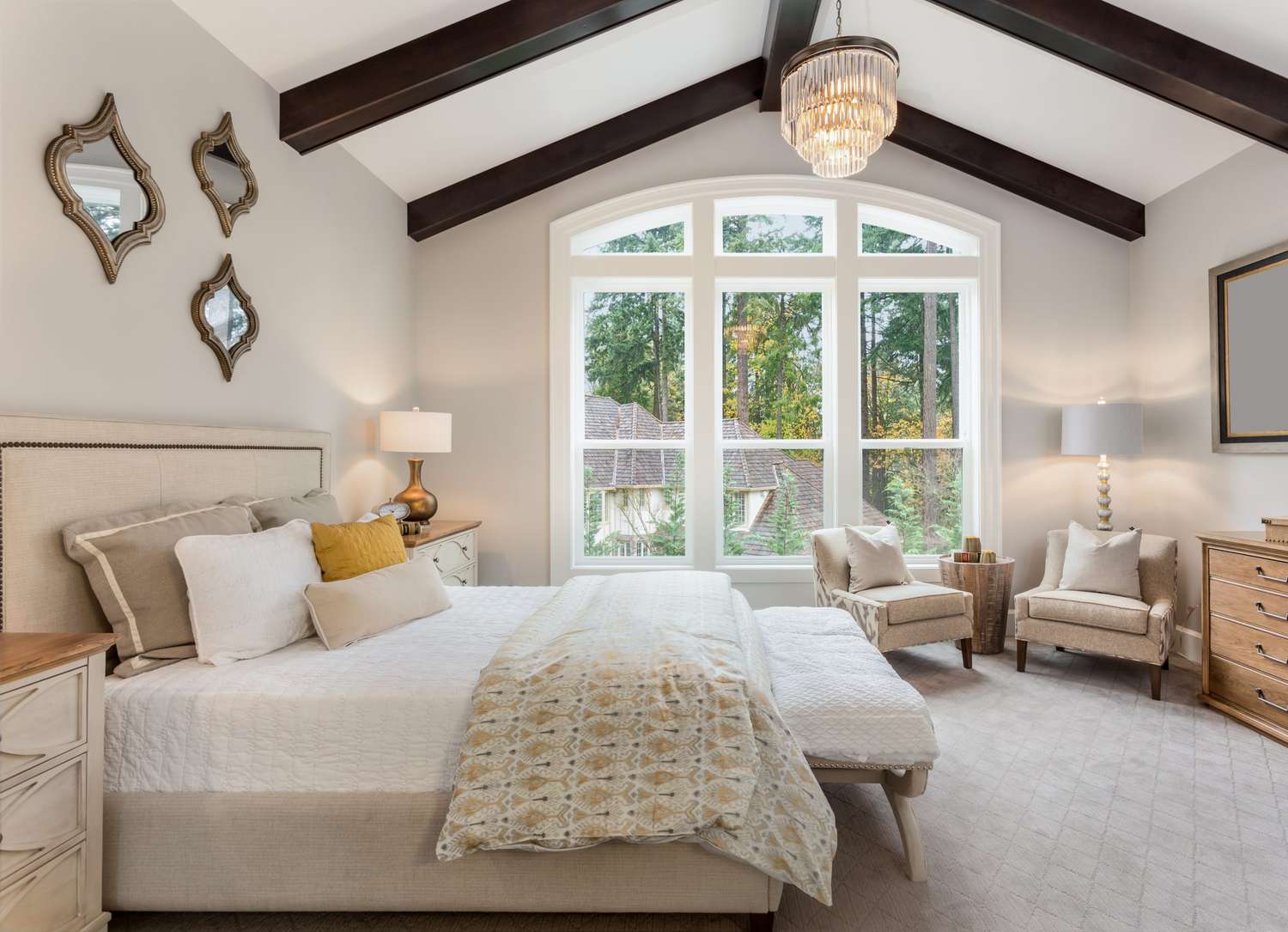 master bedroom interior windows