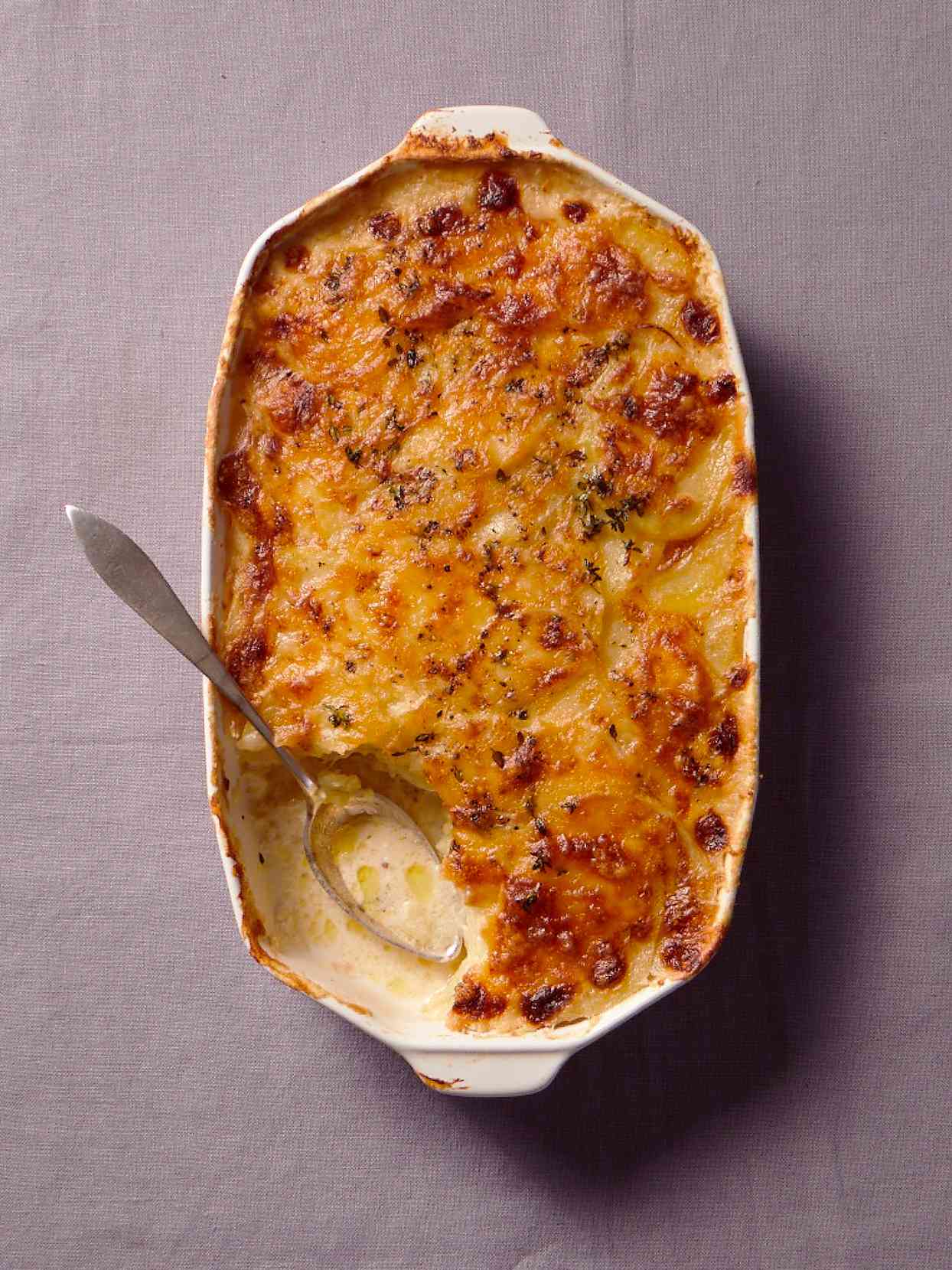 White-Cheddar Scalloped Potatoes