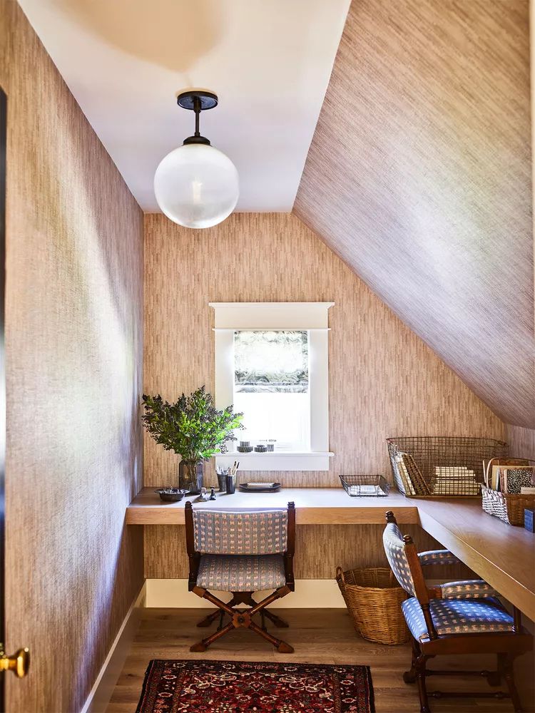 Small study in attic space