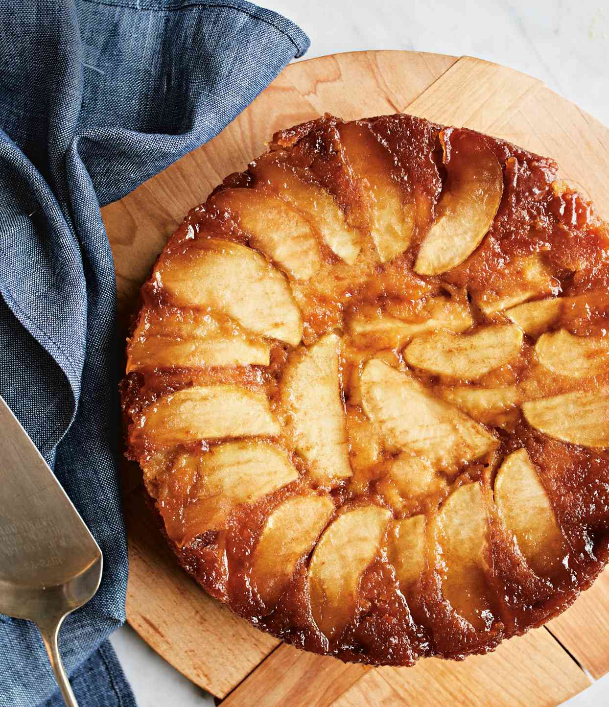 Apple-Honey Upside-Down Cake