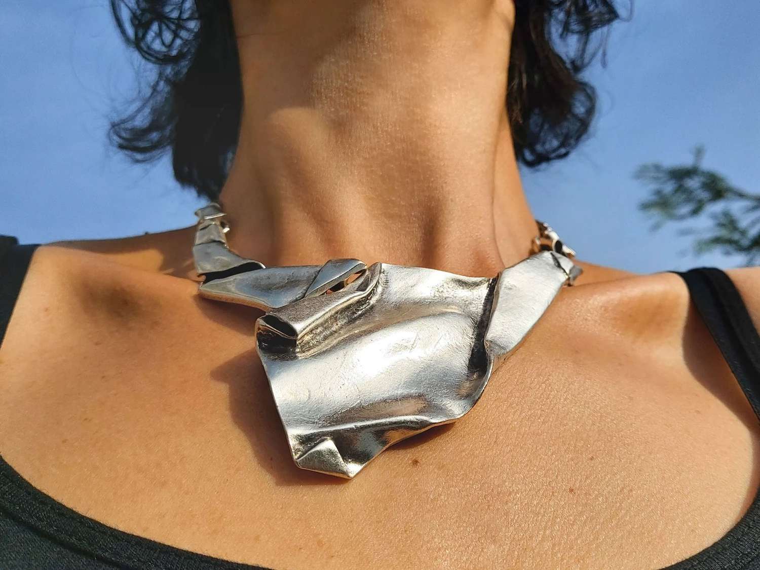 Brutalist Asymmetrical Necklace