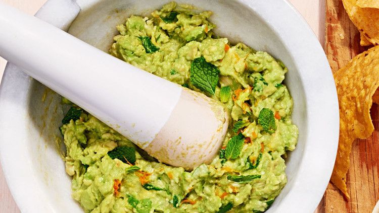 minty margarita guacamole