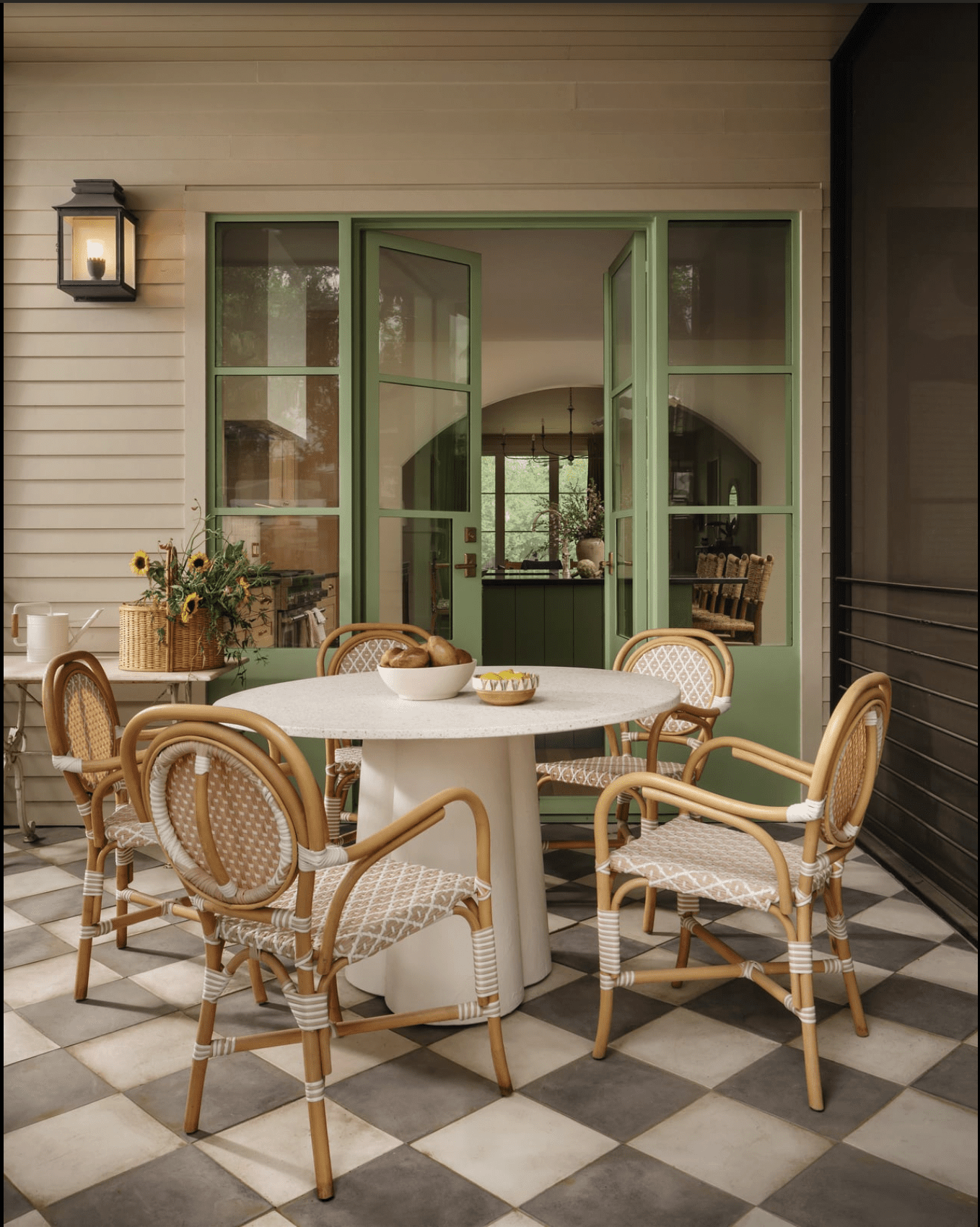 parisian bistro patio