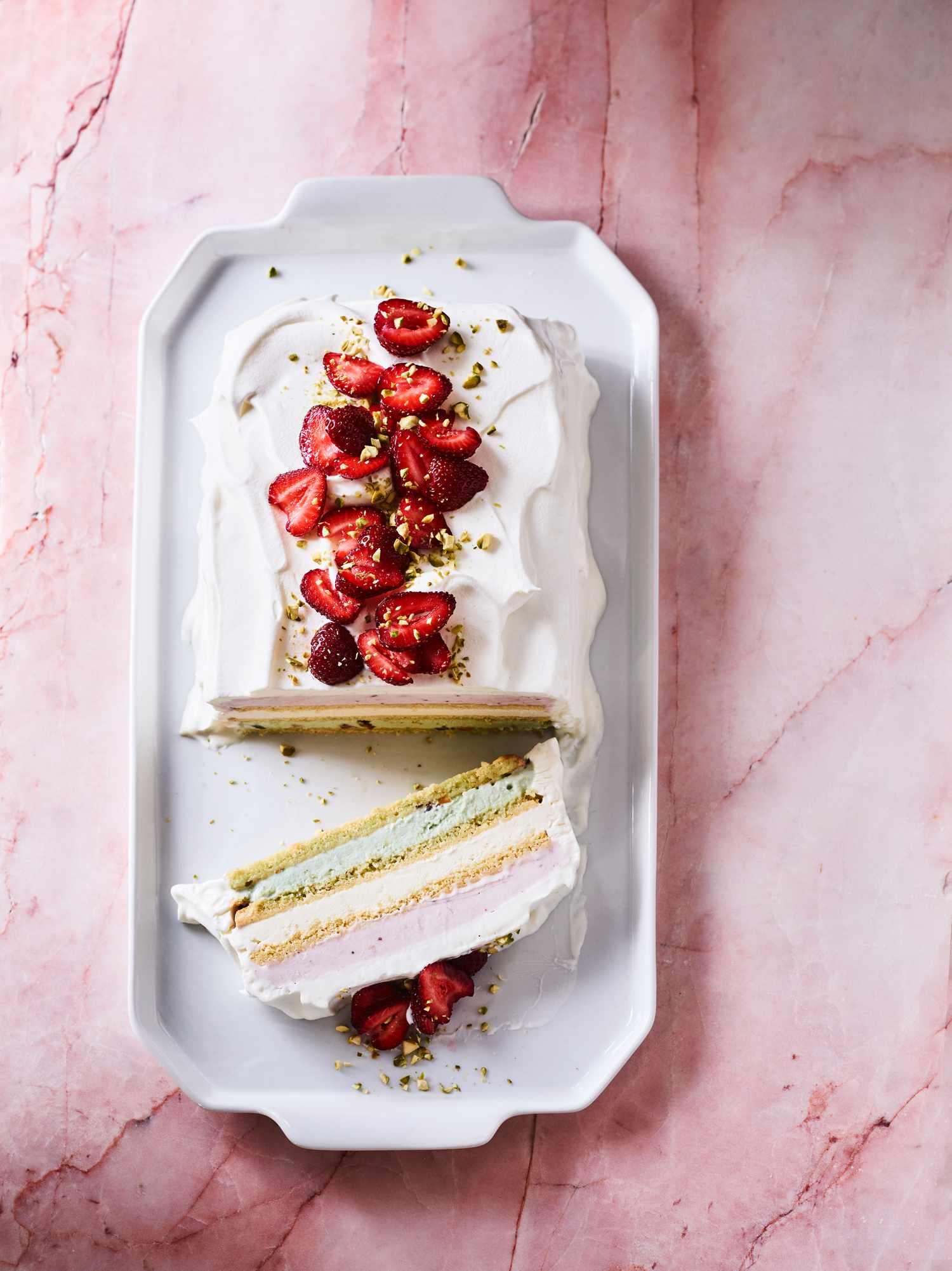 neapolitan ice cream cake