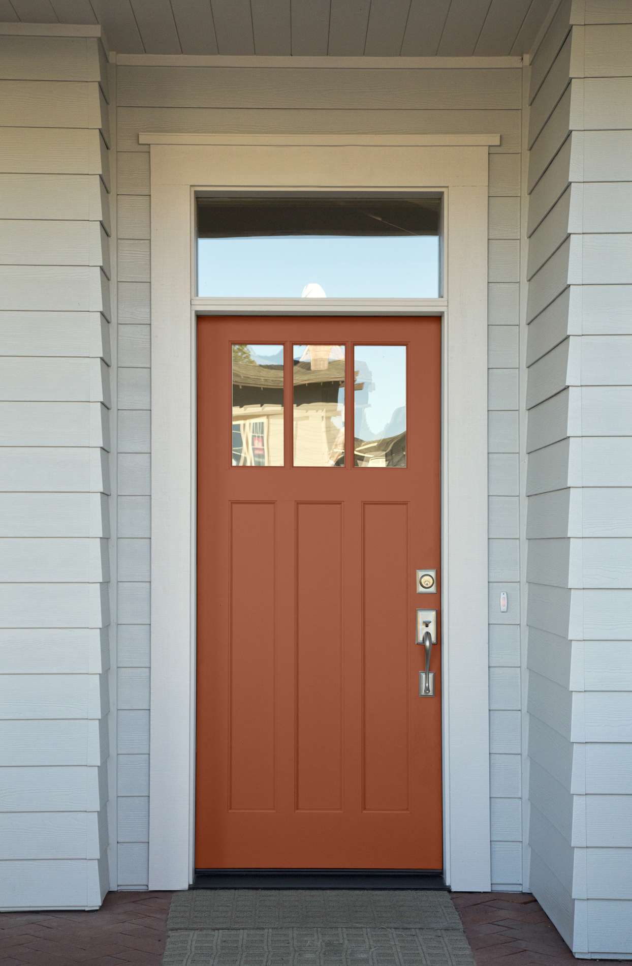 Earthy Clay front door paint color