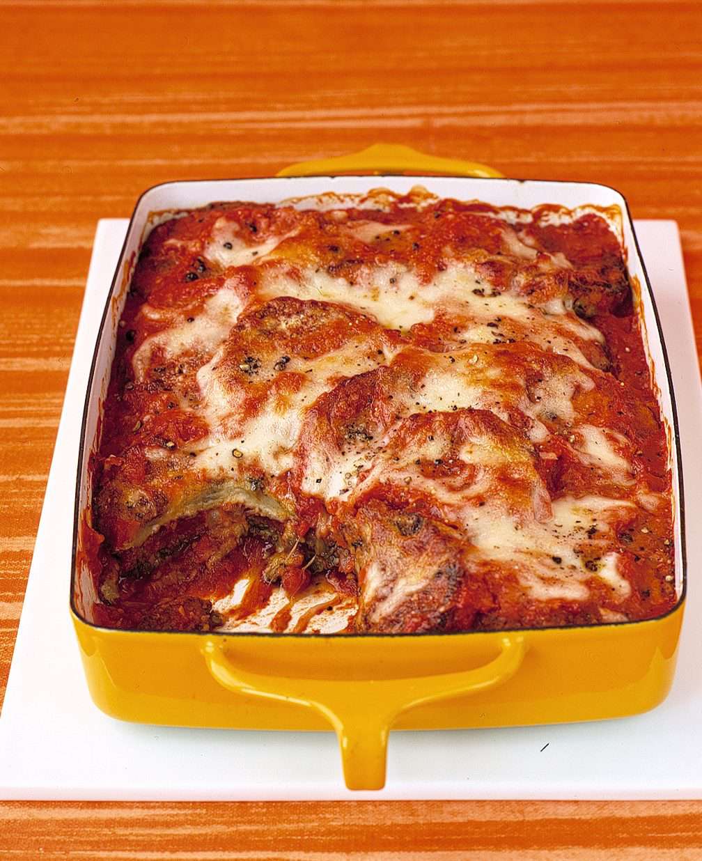 baked eggplant parmesan