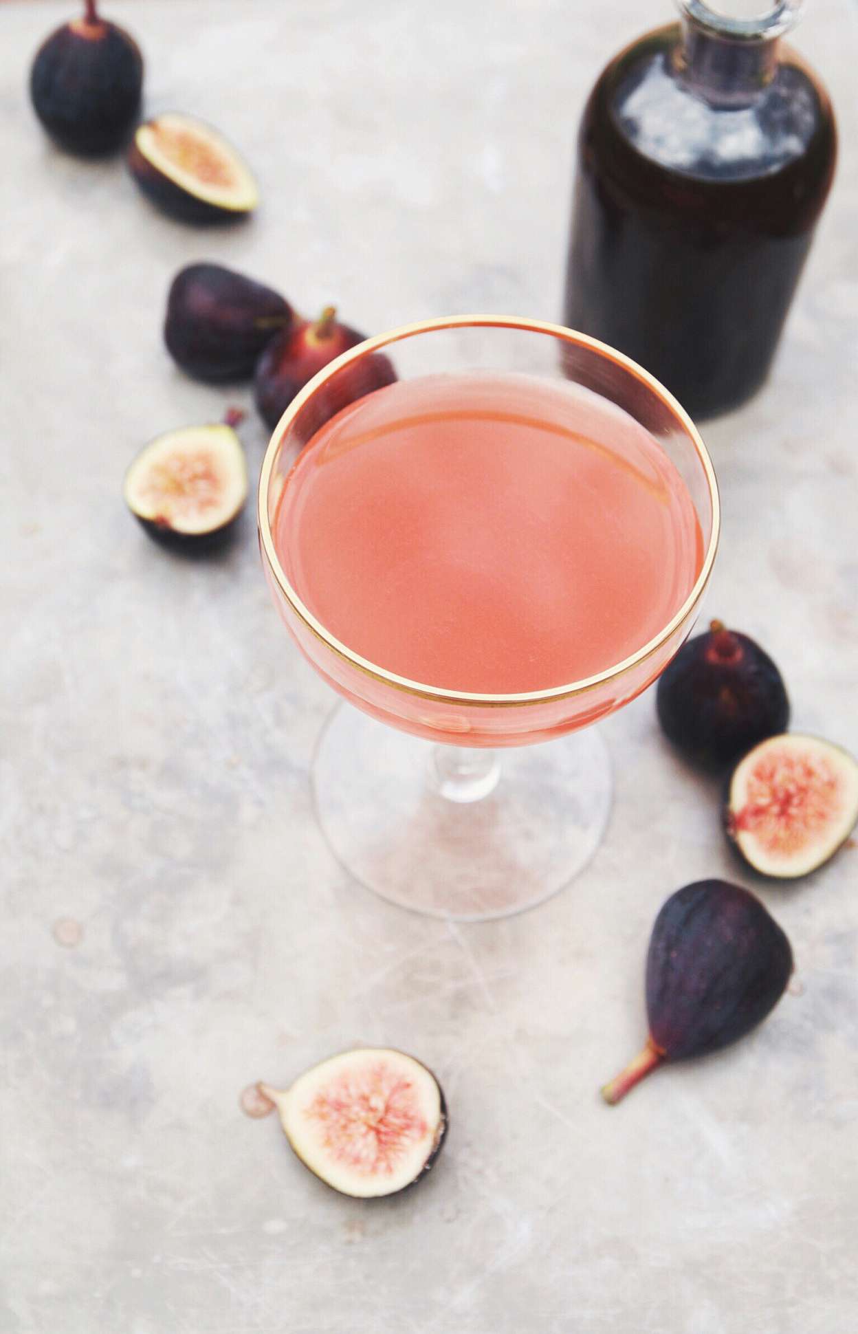 fig champagne cocktail