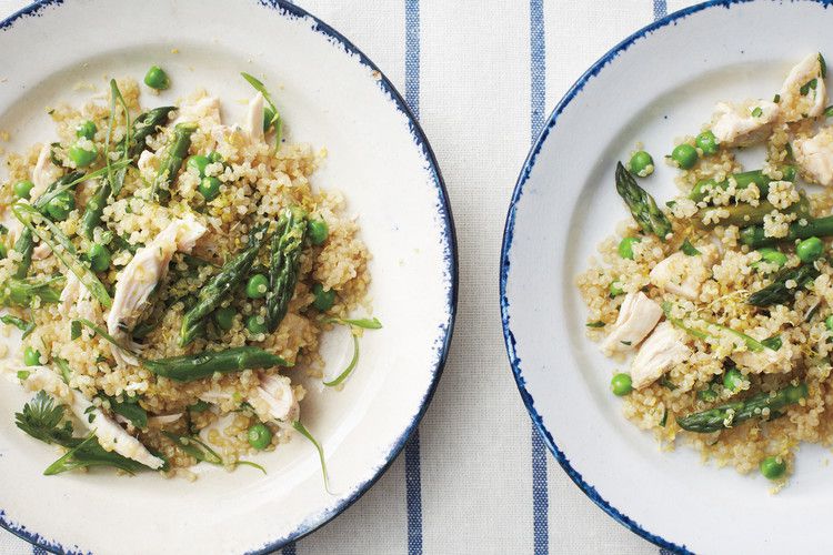 Warm Quinoa and Chicken Salad