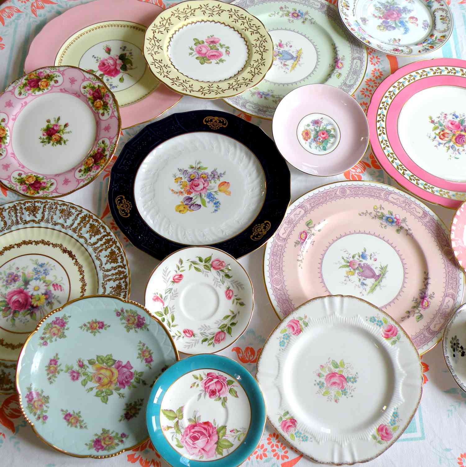 vintage plates 