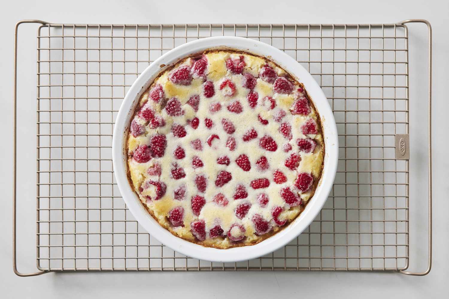 Baked Raspberry Custard Recipe