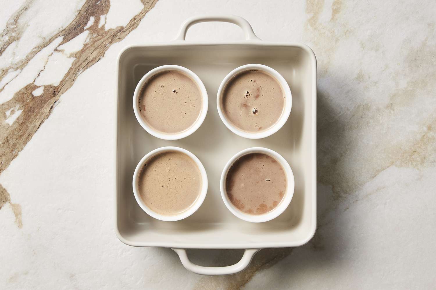 Chocolate custard cups 
