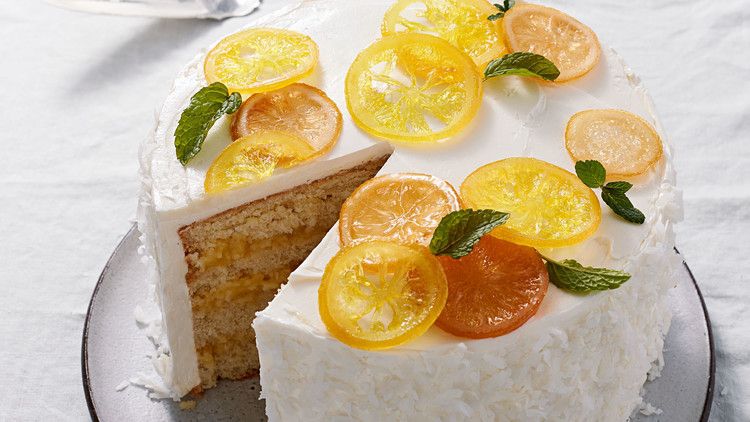 meyer lemon coconut cake