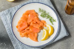 Smoked Norwegian Salmon Lox with Dill and Lemon