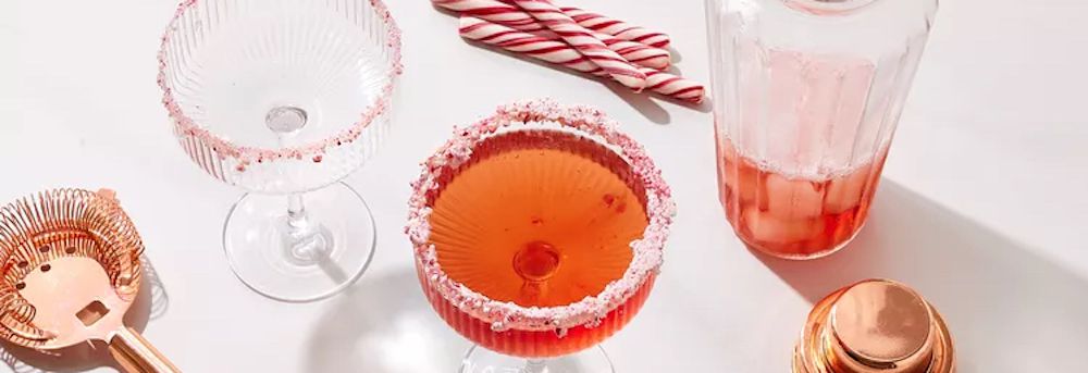 candy cane cocktail