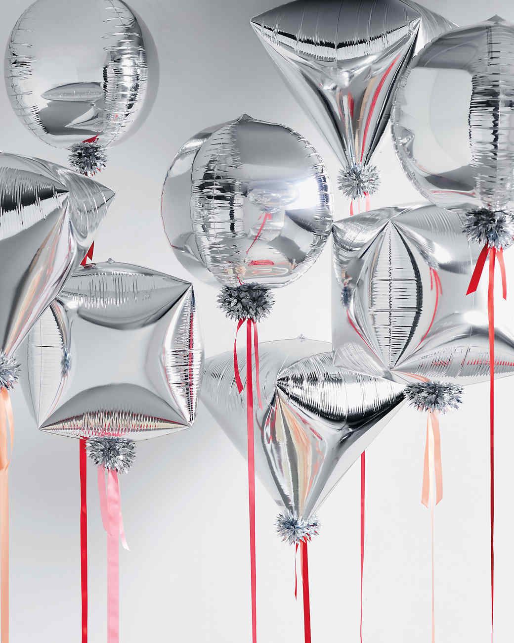 Silver Metallic Balloons