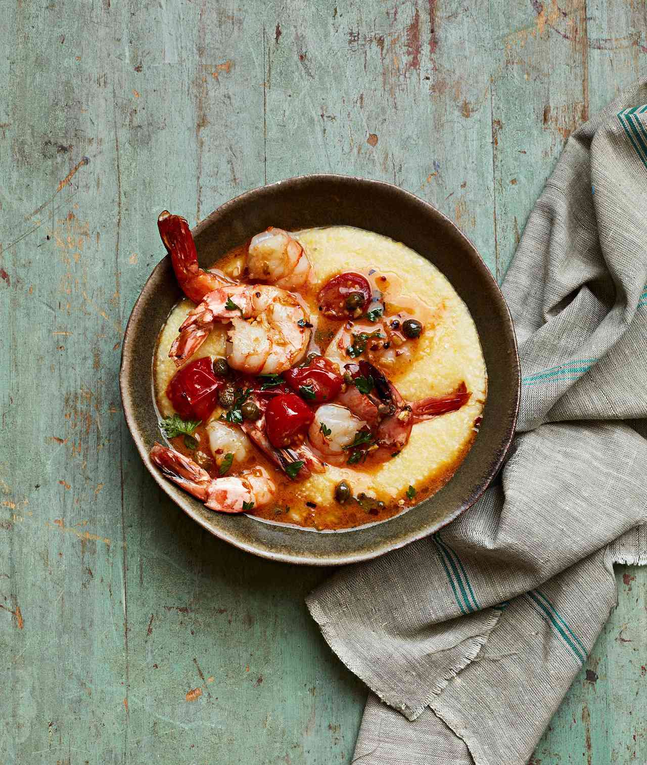 caper tomato scampi riffs