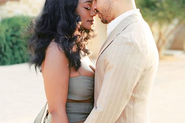 rehearsal dinner couple portrait