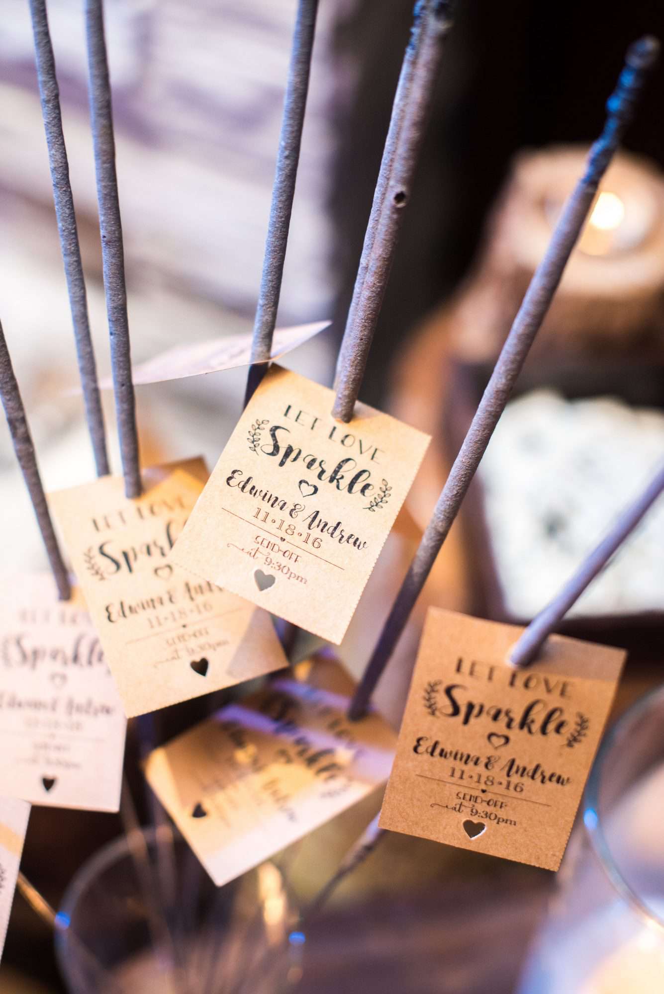 rustic sparklers