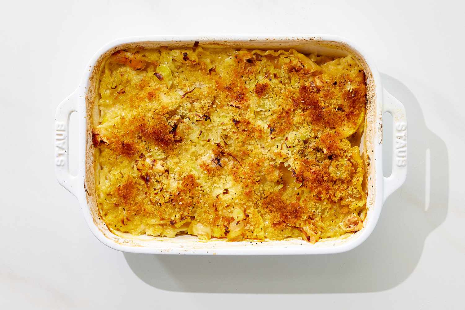 Honeynut Squash, Leek, and Brie Gratin